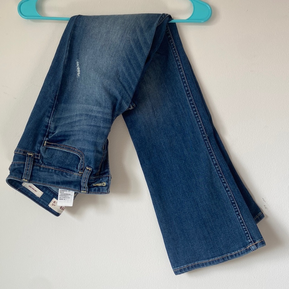Hollister low rise boot cut jeans